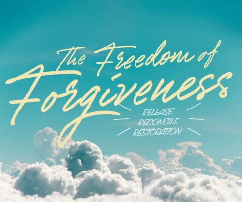 freedom of forgiveness sermon series grayslake Il