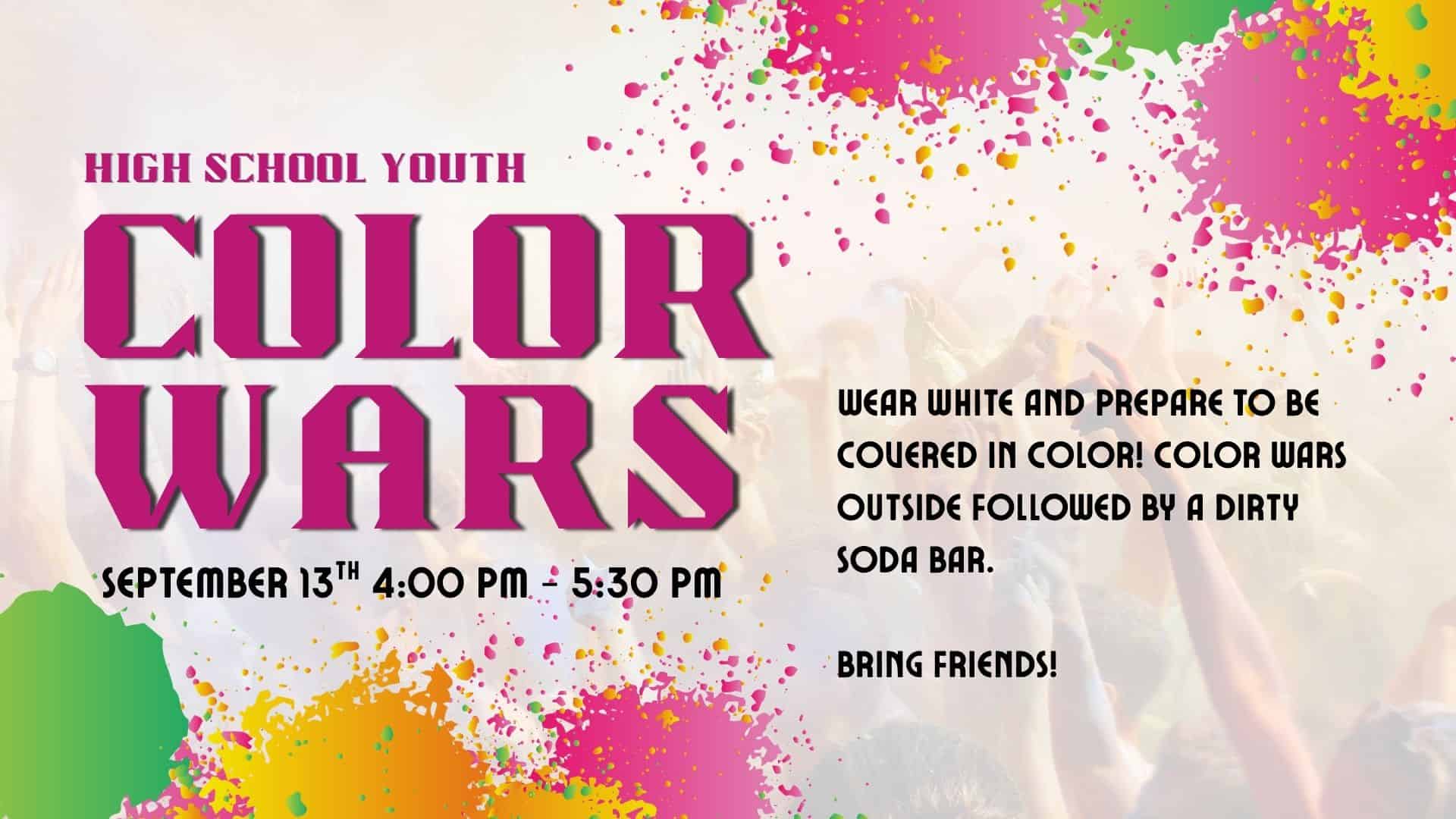 Youth Group Color Wars